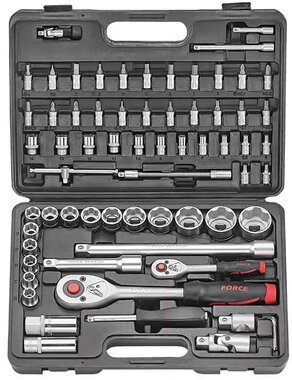 Socket set 1/2 & 1/4 - 68-piece