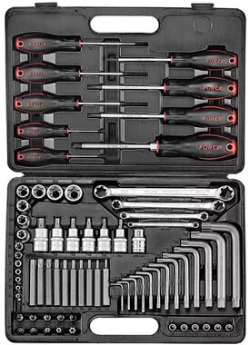 Socket set E-torx 73-piece