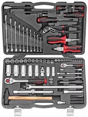 Combination set 12-sided 91-piece