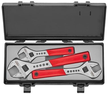 Adjustable wrench 3-piece