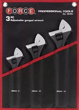 Adjustable wrench 24-33mm 3-piece