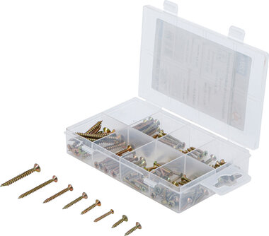 Multipurpose Screws Cross Slot PZ2 120 pcs