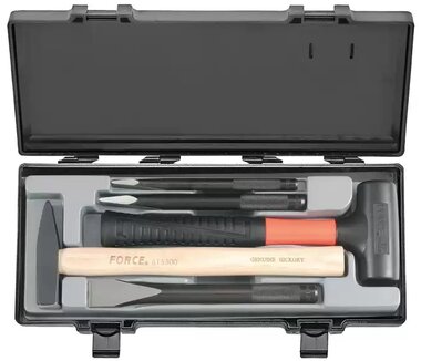 Hammer & chisel set 5-piece