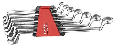 Ring wrench 7-piece (75° bent)