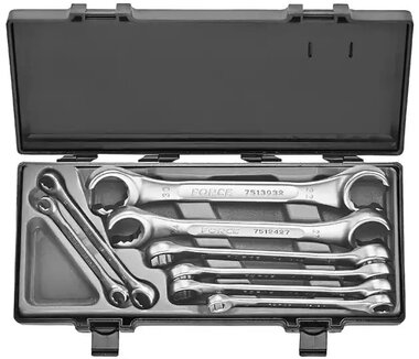 Open ring wrench 8-piece