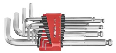 Long set of hex keys 11-piece