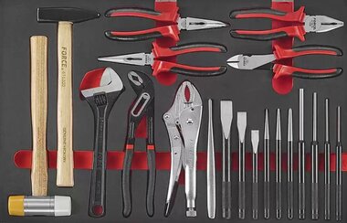 Pliers and chisels set (EVA) 20-piece