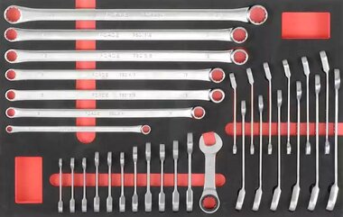 Gear wrench set 31-piece (EVA)