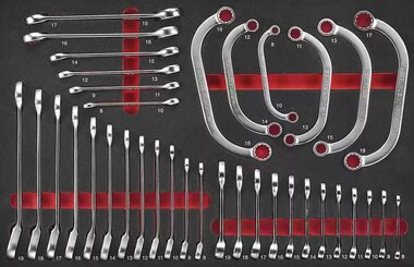 Wrench set 36-piece (EVA)