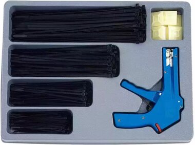 Cable tie pliers set 411-piece