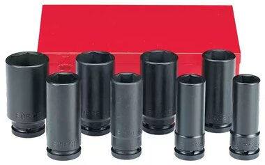 power cap long 6-sided 3/4 (SAE) 8-piece