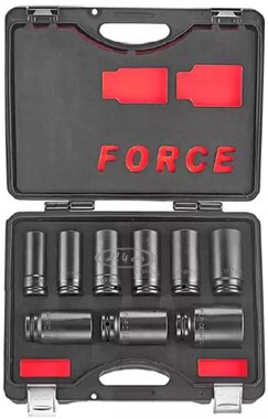 3/4 DR. 6pt. Flank deep impact nut set 9-piece