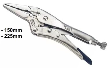 Long nose locking pliers