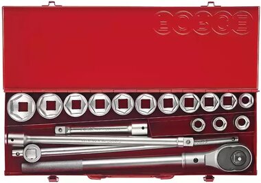 Socket set 3/4 18-piece