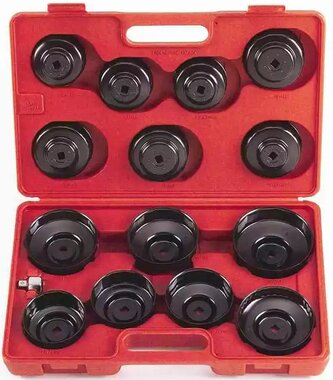 Oil filter caps set 15-piece