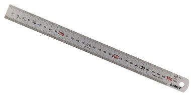 Tape measure double reading mm and 1/2 mm