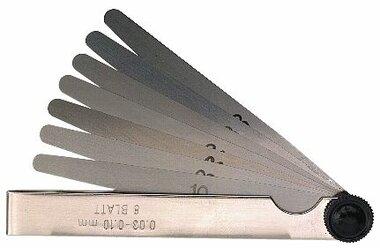 Feeler gauge 0.03 - 1.00