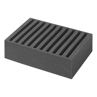 Plate holder from soft foam
