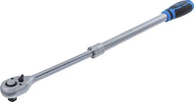 Reversible Ratchet, extendable extra long (1/2) 455 - 595 mm