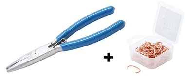 Upholstery Clip Pliers with clips