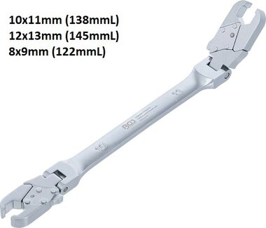 Brake Pipe Wrench with Ratcheting Function