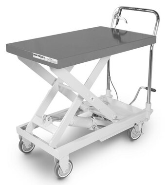 Hydraulic scissor lift table on wheels 500 kg