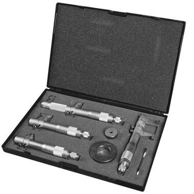 Internal micrometer set analogue, 7 pieces