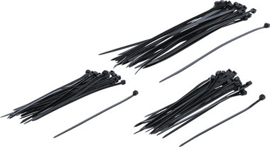 Cable Tie Assortment black 100 x 200 mm 75 pcs