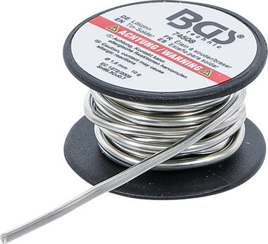 Tin-Solder Wire Coil lead free Ø 1.5 mm 10 g