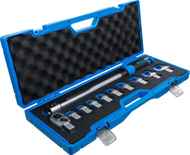 Torque Wrench Set for Insert Tools 14 x 18 mm 40 - 210 Nm 11 pcs