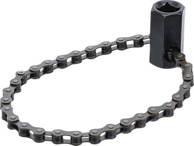 Universal Oil Filter Chain Wrench 12.5 mm (1/2) Drive Ø 100 mm