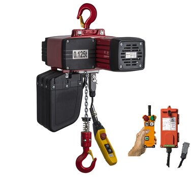 Electric chain hoist 400V 0.125 tons with lifting height double speed