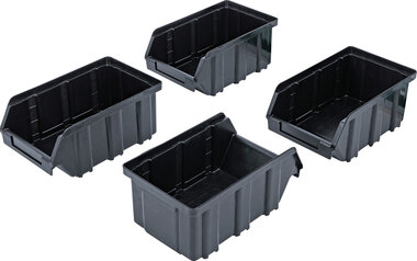 Visual Storage Box Set with Suspension Rail for Storage System Combination 4 pcs.