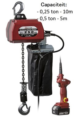 Battery Chain Hoist 18V DC 5 / 10 meters lifting height