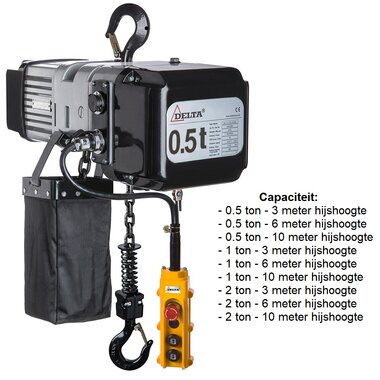 Electric chain hoist 230V single speed