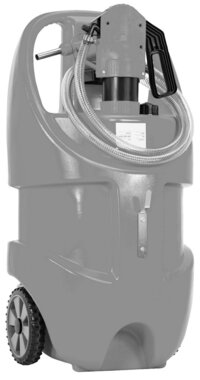 Petrol tank 75 liters, manual pump + manual gun