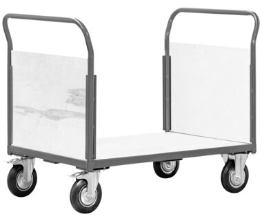Large transport trolley 2 end walls 500kg