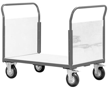 Transport trolley 2 end walls 500kg