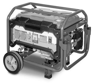 Gasoline generator 3.0kw 230v manual start