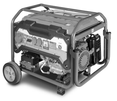 Petrol generator 6.5kw 3x400v electric start