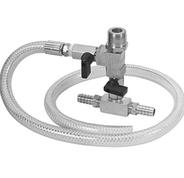 Soda blasting kit for sandblasting boiler