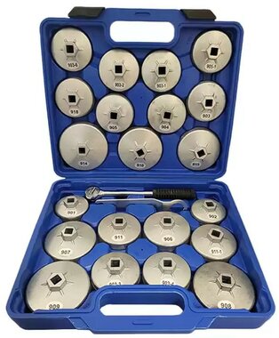 Oil filter cover set 23 pcs aluminum