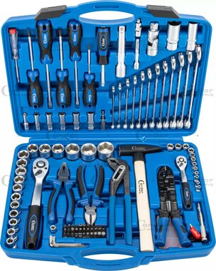 Tool case, hexagonal 4-32 mm 156-piece