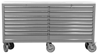 Tool trolley MEGA type 16 drawers 2065mm wide