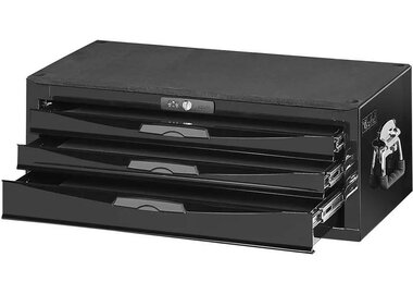 Tool case black 3 drawers