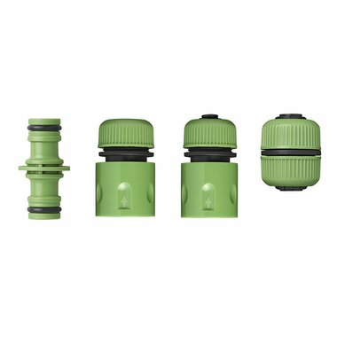 Connector set for garden hose 4-pieces