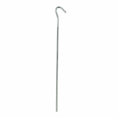 Tent peg 25cm metal with open eye