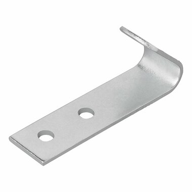 Hook screwable metal 72 x 21 x 2 mm