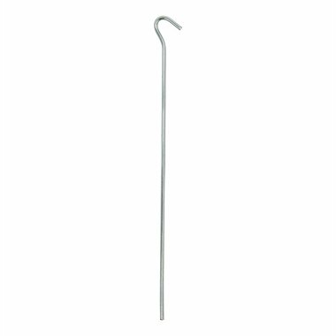 Tent peg 30cm metal with open eye