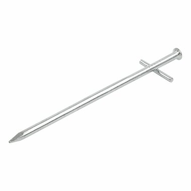 Rock pin 17cm metal with welded-on cross pin